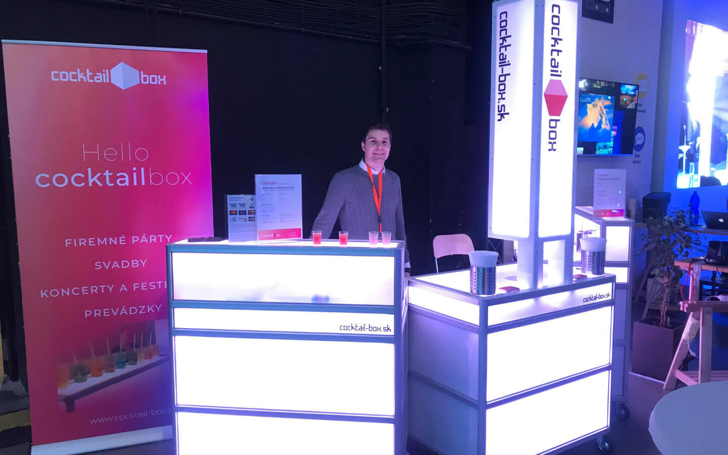 Cocktail-box - Event Expo 2018 referencia